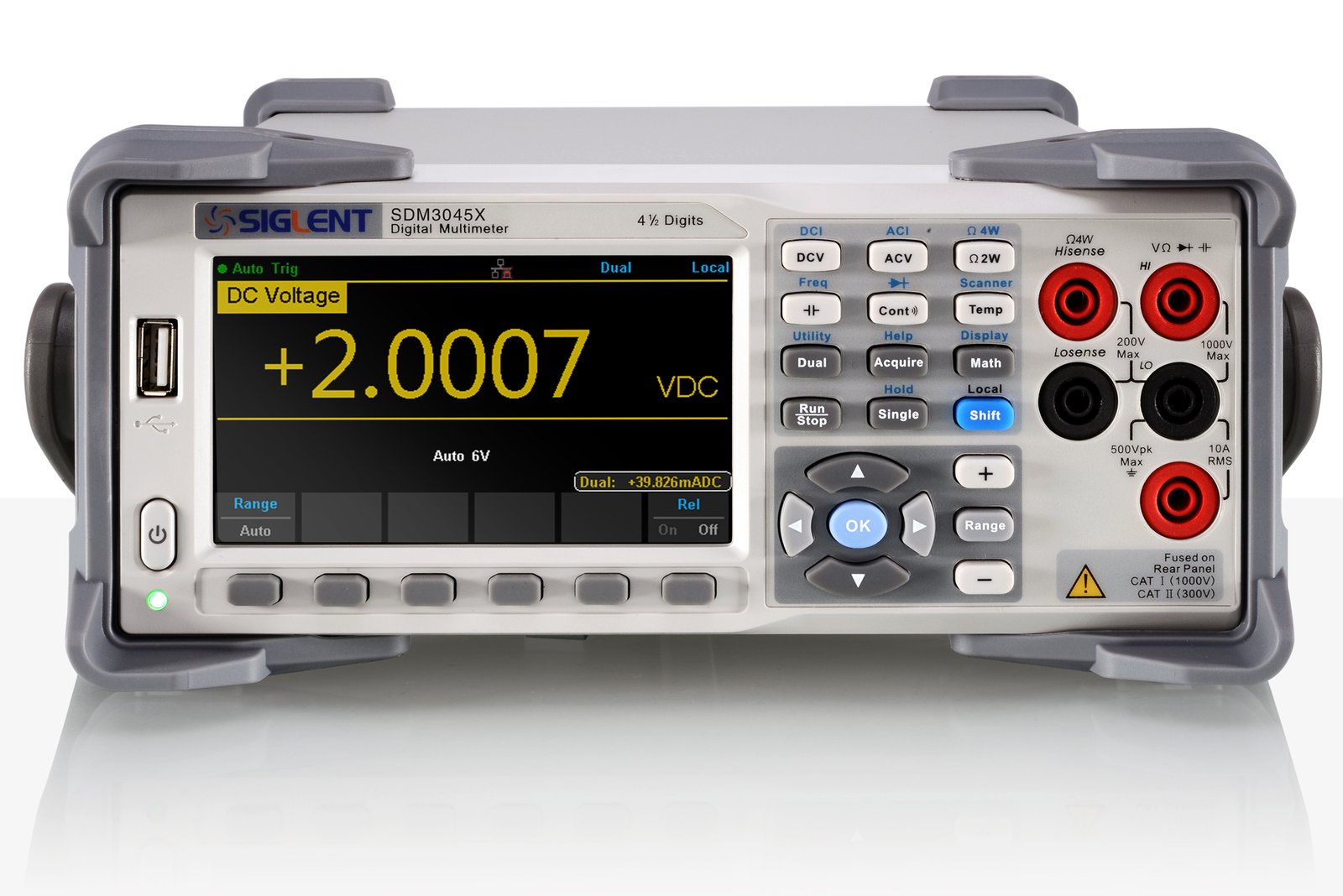 SIGLENT SDM3045X dual-display digital multimeter